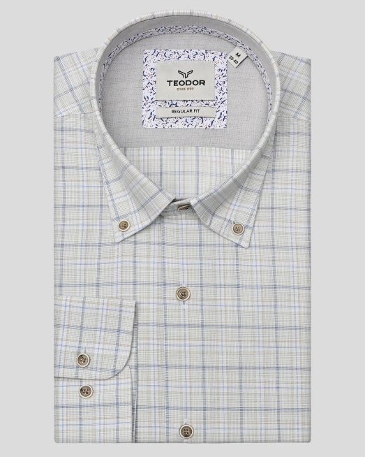 'SHIRT REGULAR FIT COTTON