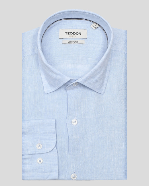 'SHIRT REGULAR FIT LINEN