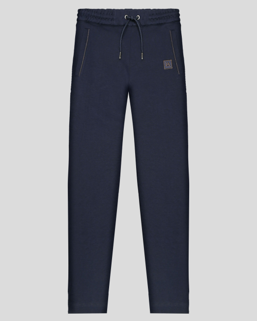 'ТЪМНОСИНЬО СПОРТНО ДОЛНИЩЕ С КОНТРАСТНИ ЕЛЕМЕНТИ 