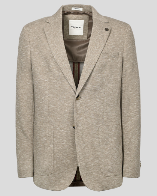 'BLAZER REGULAR FIT COTTON