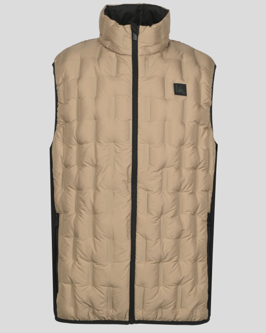 'КАПИТОНИРАНА ГРЕЙКА С РЕЛЕФЕН ДИЗАЙН В ЦВЯТ КАМЕЛ