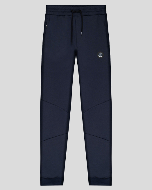 'ТЪМНОСИН СПОРТЕН ПАНТАЛОН С ГУМИРАН БАДЖ И ЕЛАСТАН