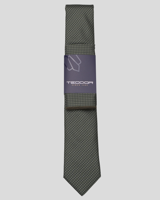 'TIE AND POCKET SQUARE MICROFIBER