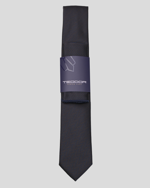 'TIE AND POCKET SQUARE MICROFIBER