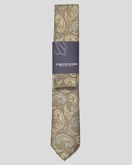 'TIE AND POCKET SQUARE MICROFIBER