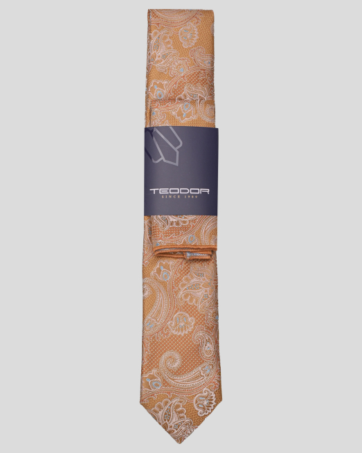 'TIE AND POCKET SQUARE MICROFIBER