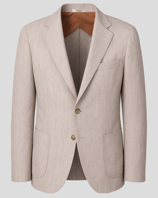 'BLAZER COMFORT FIT LINEN