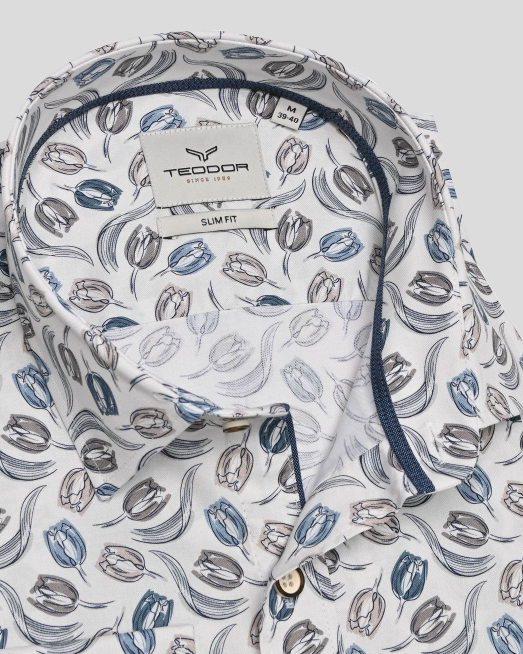 SHIRT SLIM FIT COTTON - 6