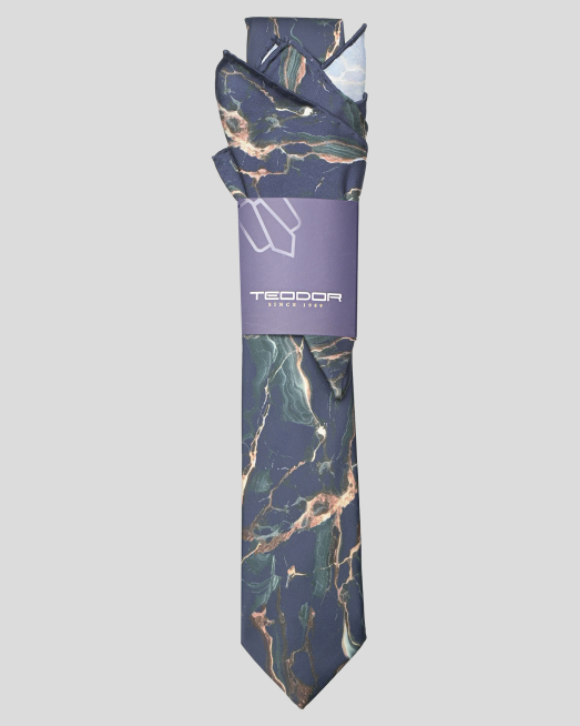'TIE AND POCKET SQUARE MICROFIBER