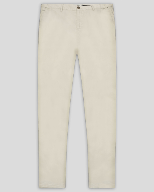 'TROUSERS REGULAR FIT LINEN AND COTTON