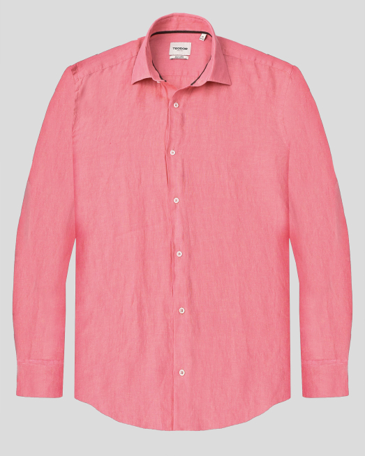 'SHIRT REGULAR FIT LINEN