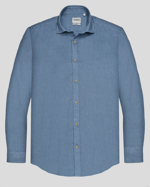 'SHIRT SLIM FIT LINEN