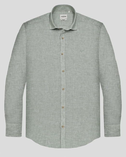 'SHIRT SLIM FIT LINEN