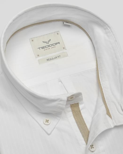 SHIRT REGULAR FIT COTTON - 6