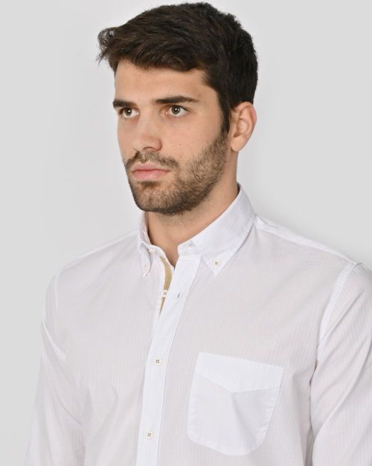 SHIRT REGULAR FIT COTTON - 4