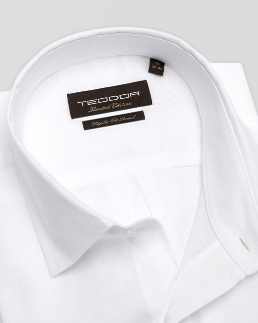 SHIRT REGULAR FIT LINEN - 3