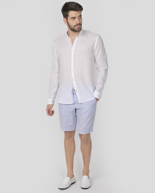 SHIRT SLIM FIT LINEN - 2