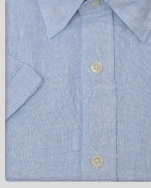 SHIRT REGULAR FIT LINEN - 5