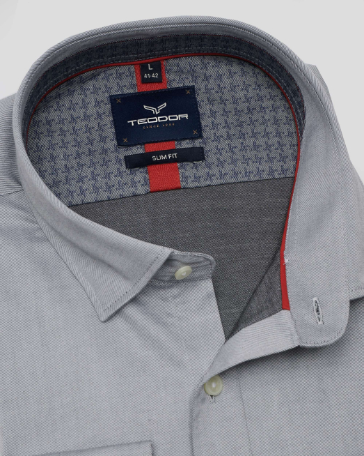 SHIRT SLIM FIT COTTON - 6