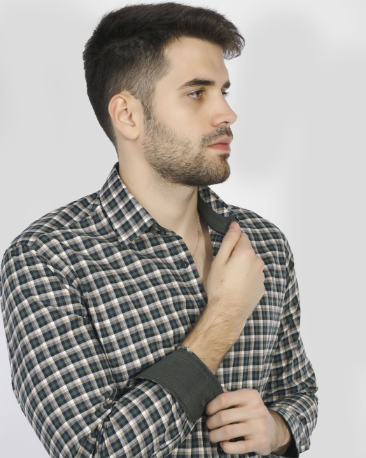 SHIRT REGULAR FIT COTTON - 4