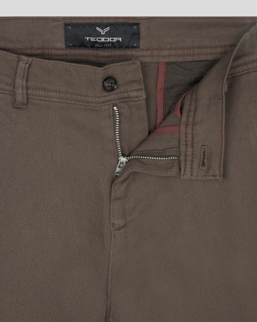 TROUSERS REGULAR FIT COTTON - 5