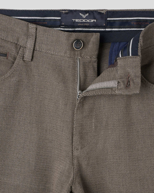 TROUSERS REGULAR FIT COTTON - 6