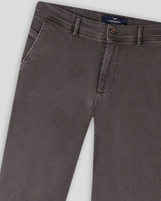 TROUSERS SLIM FIT COTTON - 4