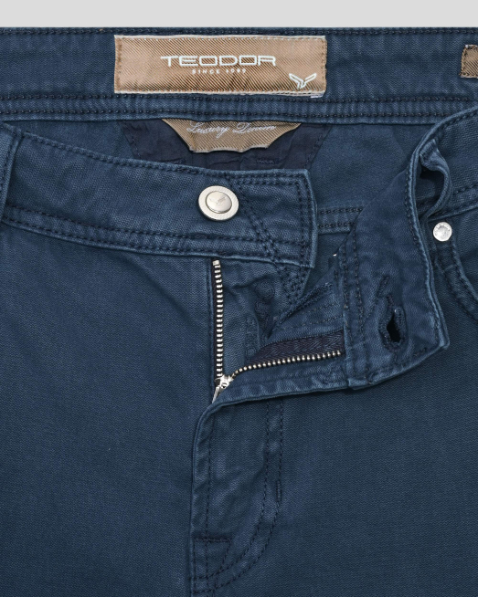 TROUSERS SLIM FIT COTTON - 5