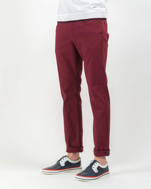 TROUSERS SLIM FIT COTTON - 4