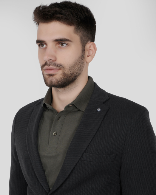 BLAZER SLIM FIT COTTON - 4