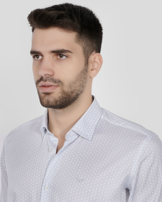 SHIRT REGULAR FIT COTTON - 4