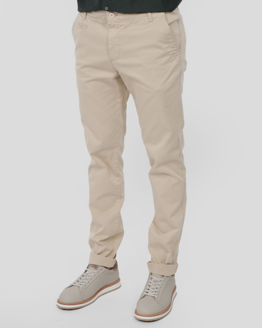 TROUSERS SLIM FIT COTTON - 3