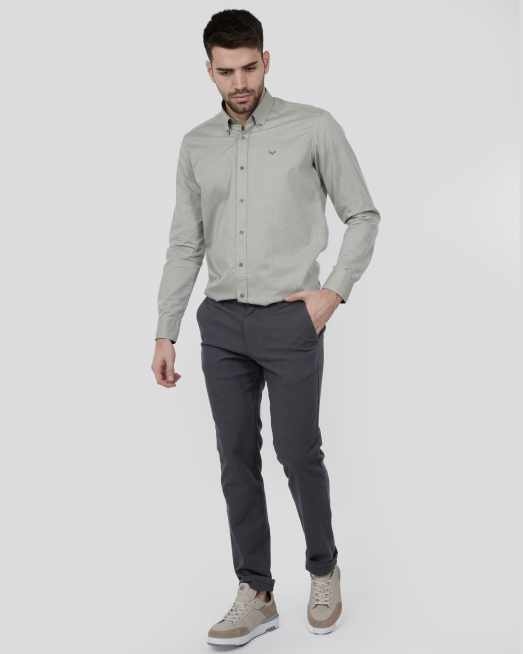 TROUSERS SLIM FIT COTTON - 2