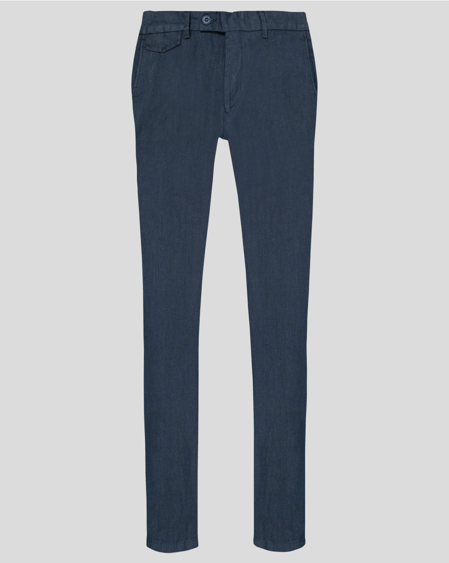 TROUSERS SLIM FIT LINEN