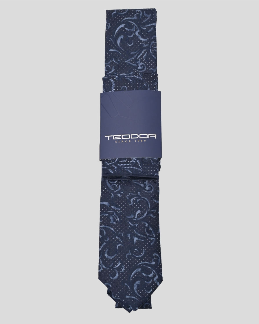 TIE AND POCKET SQUARE TECHNICAL TEXTILE