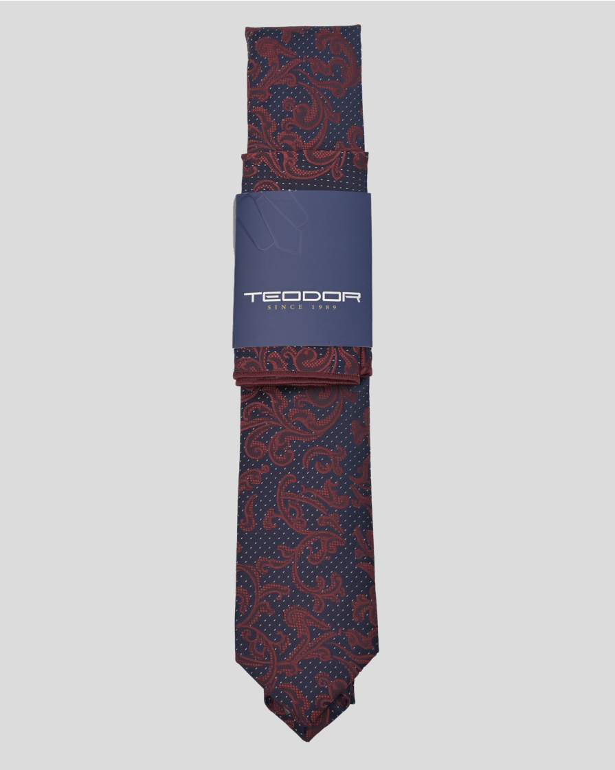 TIE AND POCKET SQUARE TECHNICAL TEXTILE