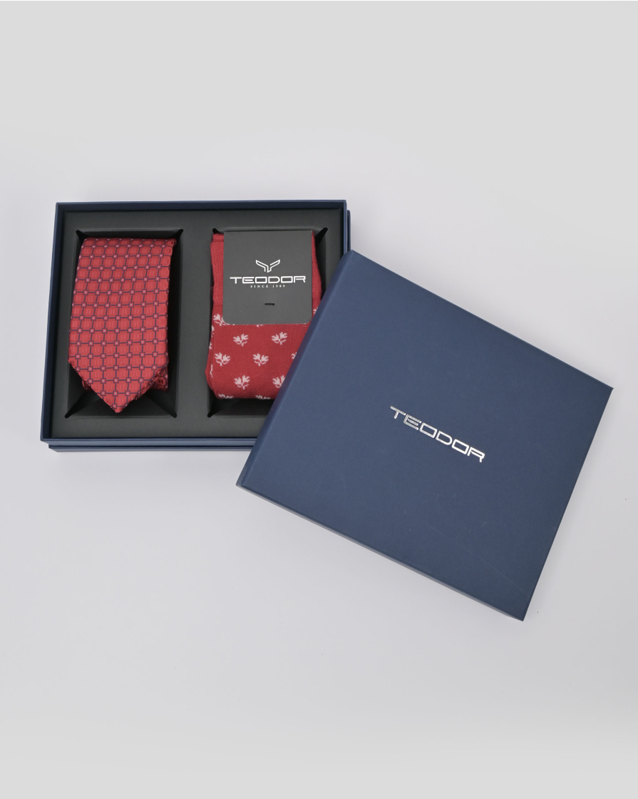 TIE AND POCKET SQUARE TECHNICAL TEXTILE