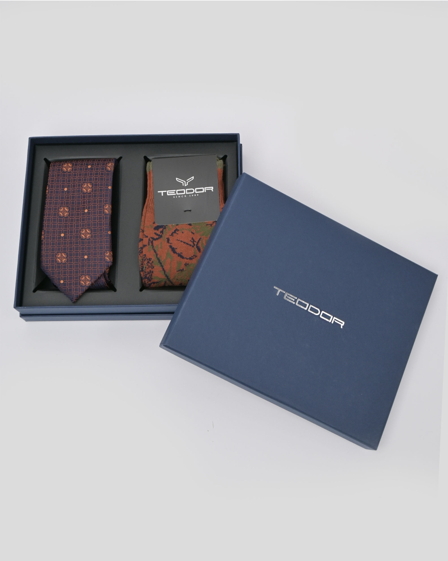 TIE AND POCKET SQUARE TECHNICAL TEXTILE