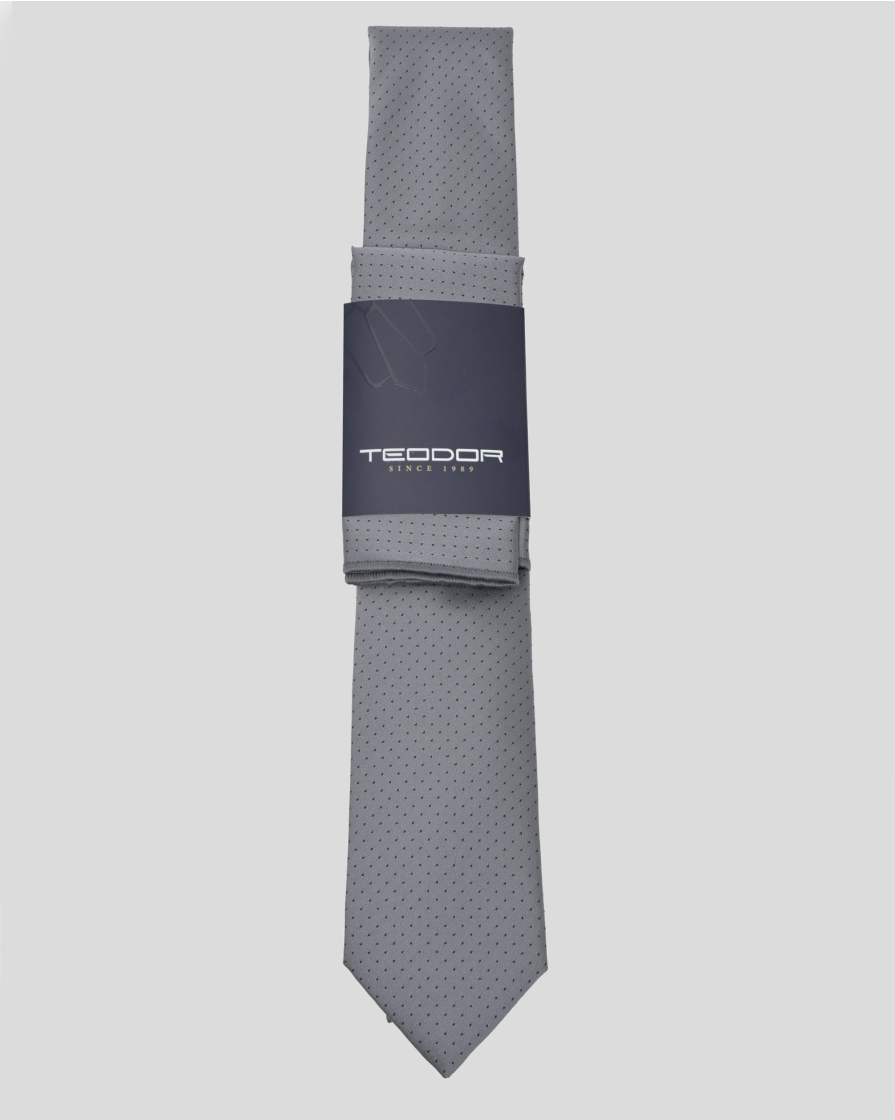 TIE AND POCKET SQUARE TECHNICAL TEXTILE