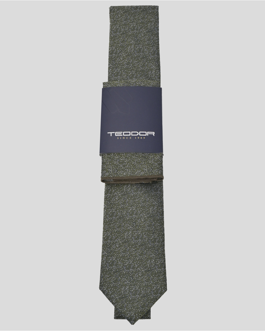 TIE AND POCKET SQUARE TECHNICAL TEXTILE