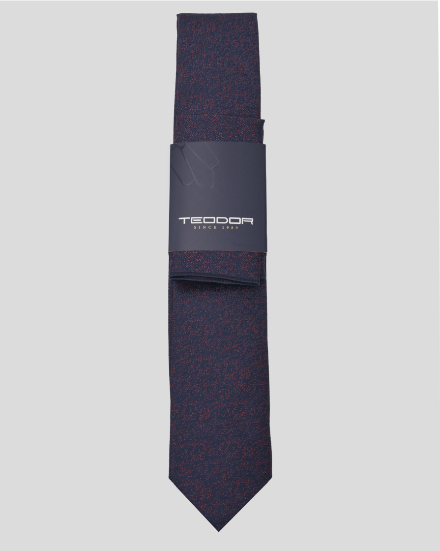 TIE AND POCKET SQUARE TECHNICAL TEXTILE