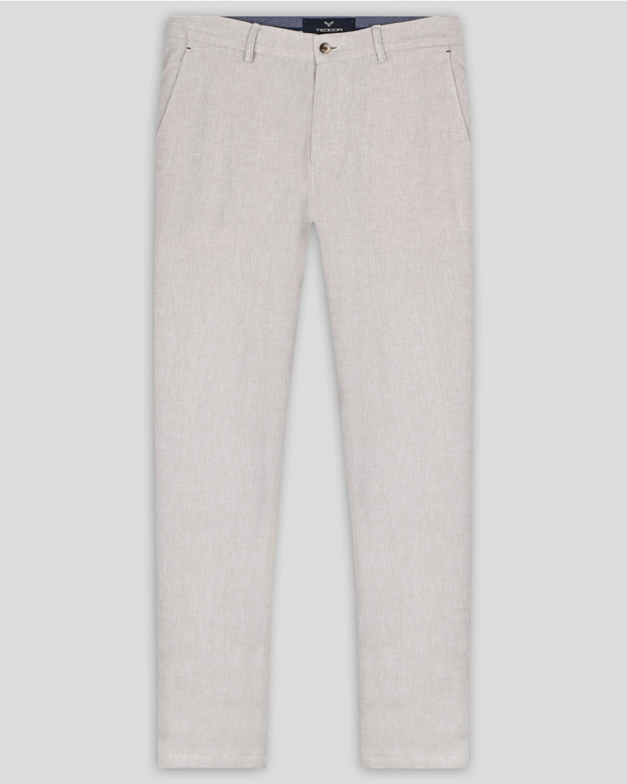 TROUSERS LINEN AND COTTON