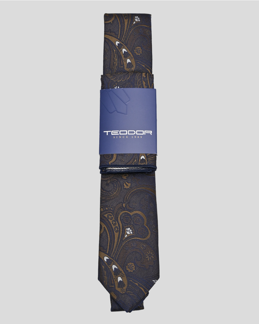 TIE AND POCKET SQUARE TECHNICAL TEXTILE