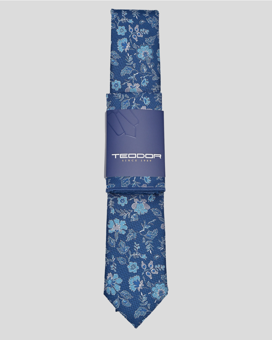 TIE AND POCKET SQUARE TECHNICAL TEXTILE