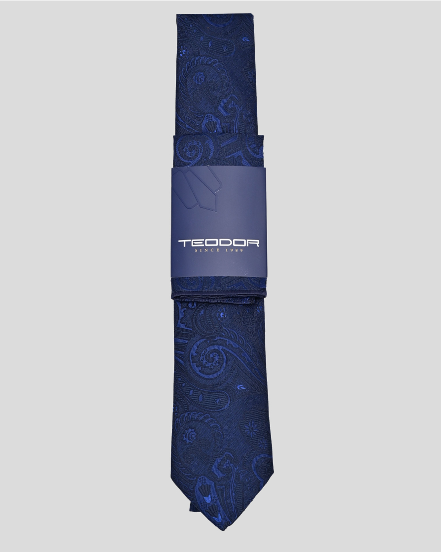 TIE AND POCKET SQUARE TECHNICAL TEXTILE