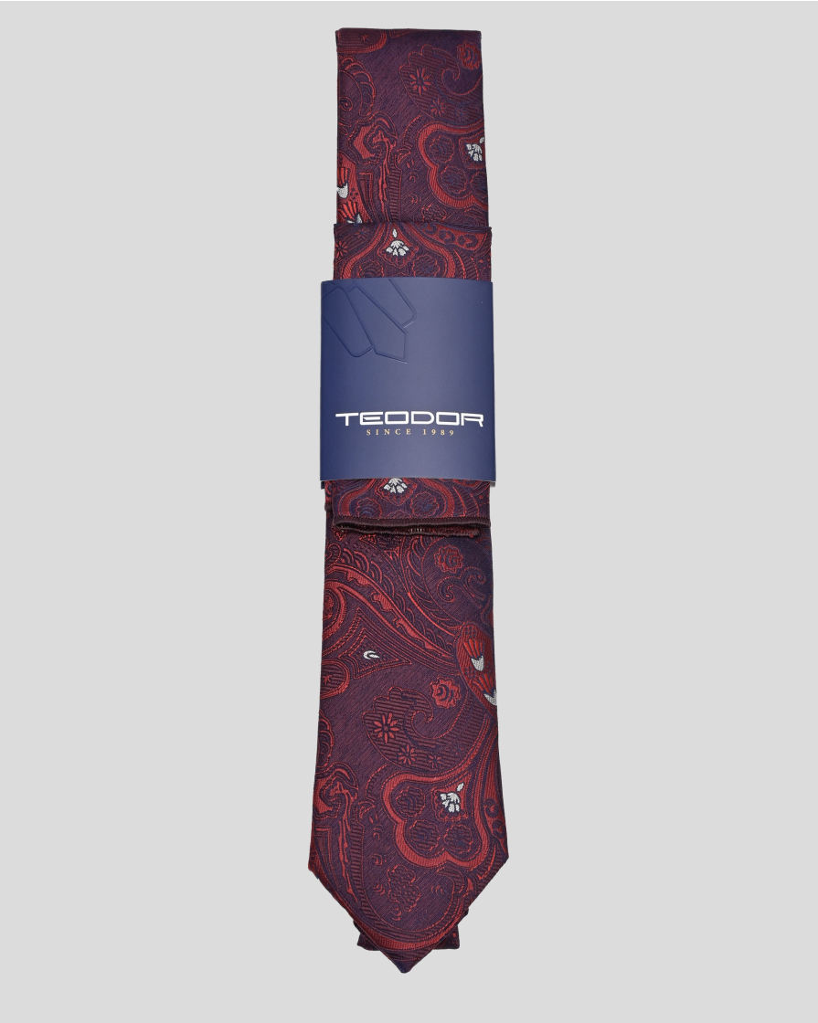 TIE AND POCKET SQUARE TECHNICAL TEXTILE