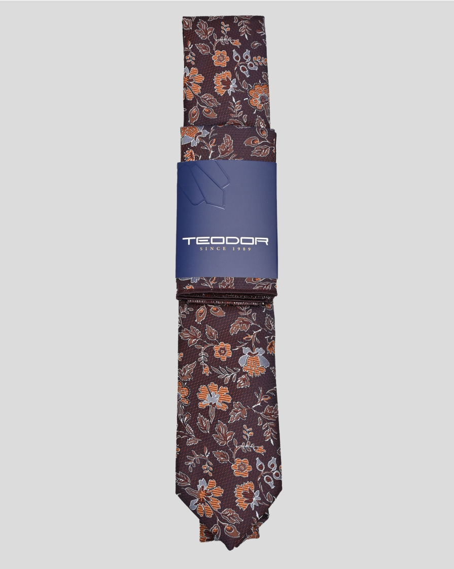 TIE AND POCKET SQUARE TECHNICAL TEXTILE