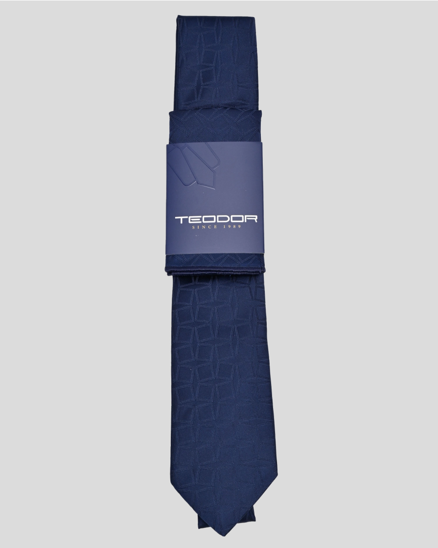 TIE AND POCKET SQUARE TECHNICAL TEXTILE