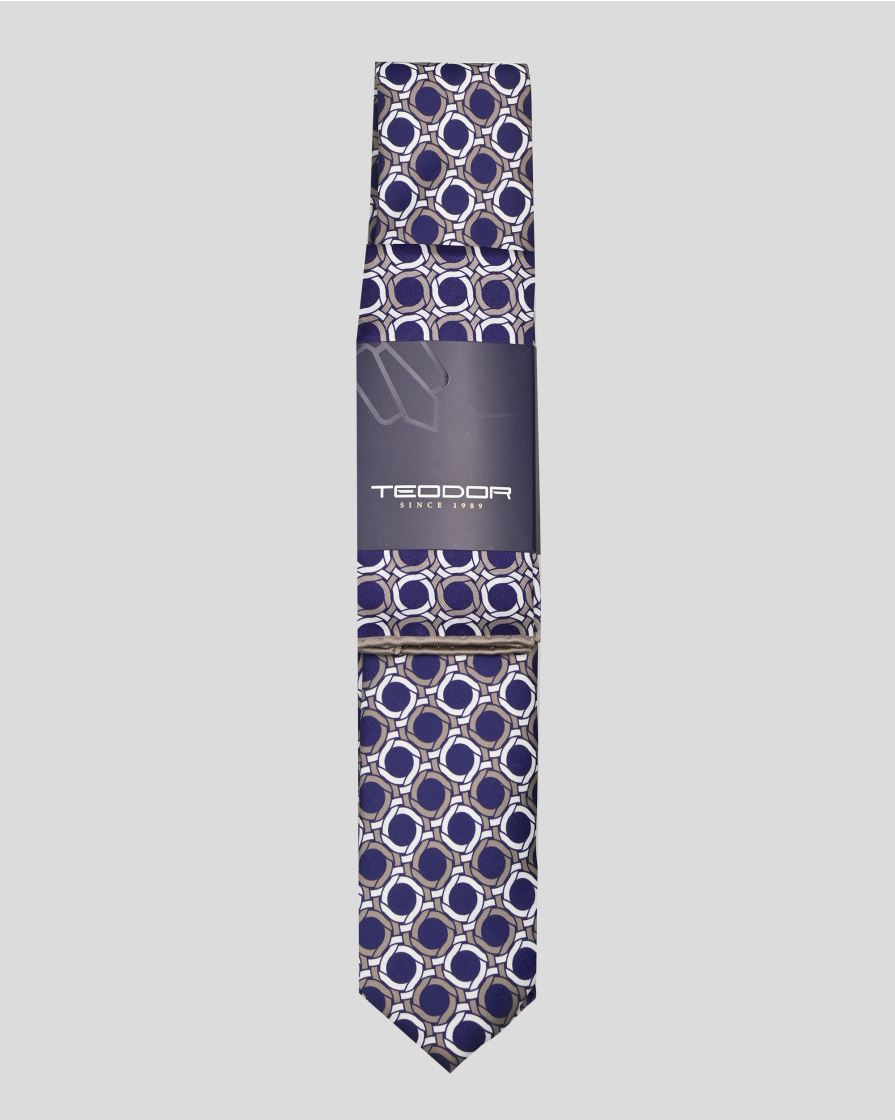 TIE AND POCKET SQUARE TECHNICAL TEXTILE