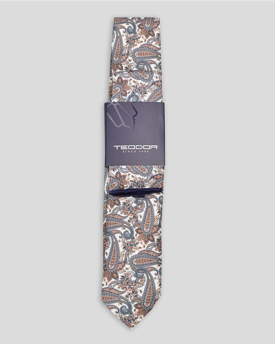 TIE AND POCKET SQUARE TECHNICAL TEXTILE